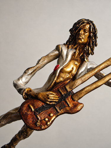 Statua jimmy page - statua, zeppelin